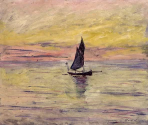 O Barco à Vela, Efeito Noturno, 1885